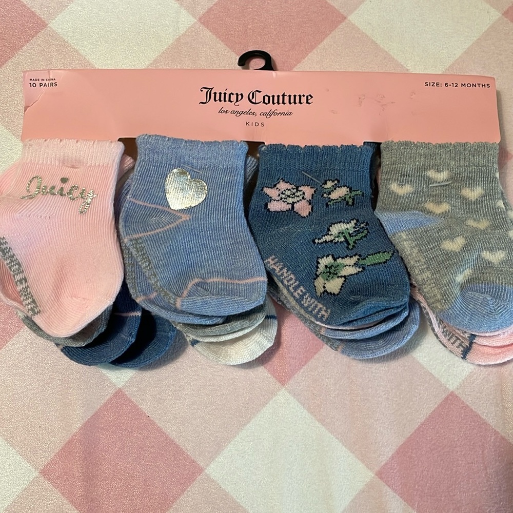 Kids socks Juicy Couture 6-12months